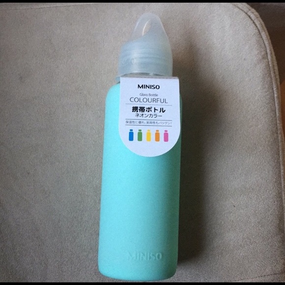 Miniso Glass Water Bottle 